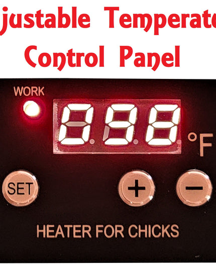 16"x24" Chick Brooder Heating Plate 66-Watts Digital Heat Temperature Adjustable