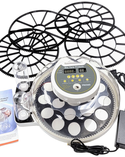 PRO 360 Rite Farm Products 21 Chicken Egg Incubator & or Optional Egg Turner Trays