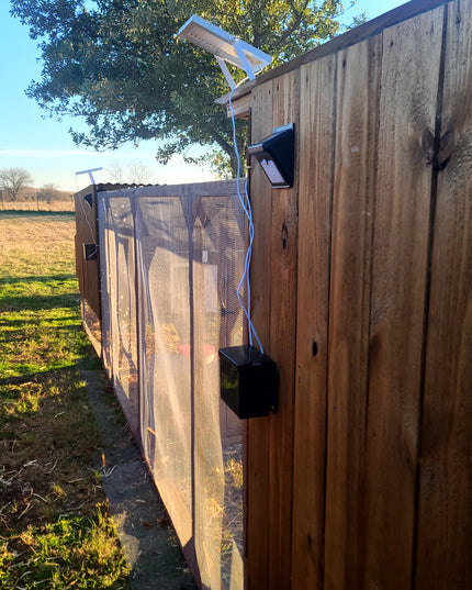 Premium Solar Chicken Coop Door with Battery Backup