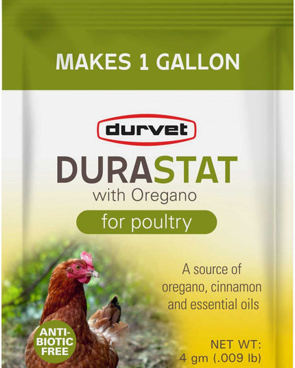 Durvet Durastat With Oregano For Poultry, 4 grams