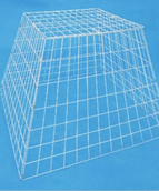 WHITE - ROOSTER CAGE 40