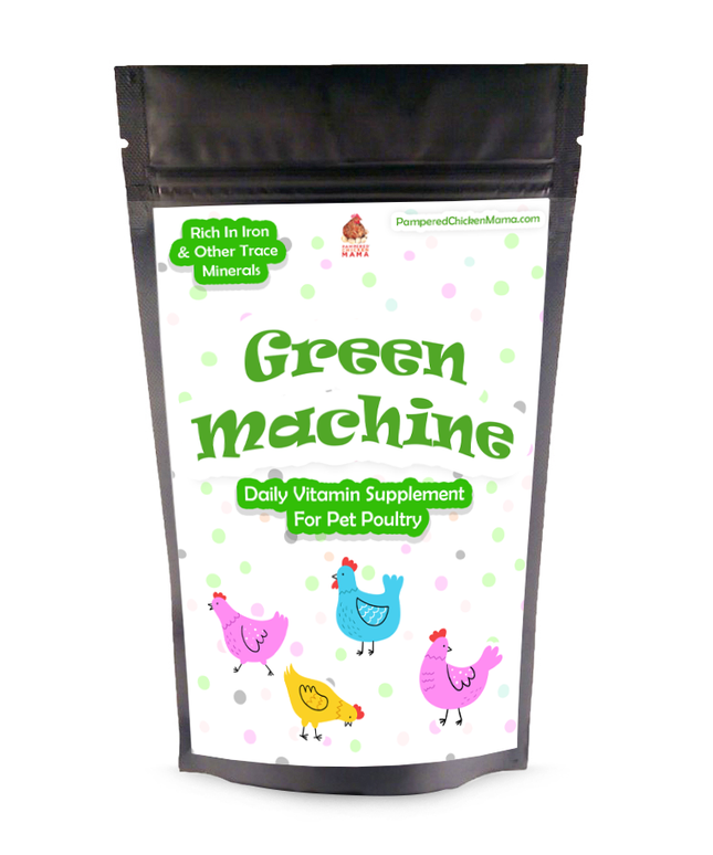 Green Machine: Daily Vitamin Supplement for Pet Poultry