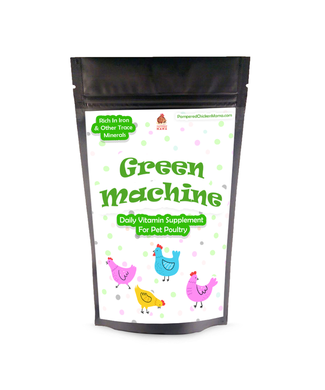 Green Machine: Daily Vitamin Supplement for Pet Poultry