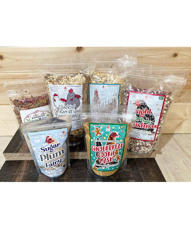 Holiday Goody Box For Chickens, Ducks, Turkeys, Quail, Peafowl, and Their Friends