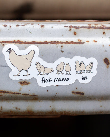 "Flock Mama & Chicks" Sticker