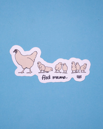 "Flock Mama & Chicks" Sticker