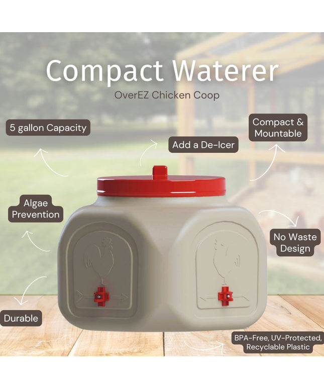 Compact Chicken Waterer