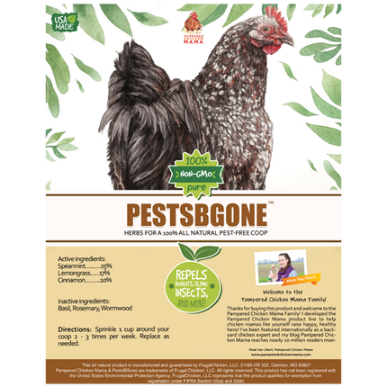 PestsBGone for Keeping Chicken Coops Pest Free! All Natural & Safe [Repel Flies, Mosquitoes, Gnats, & More]