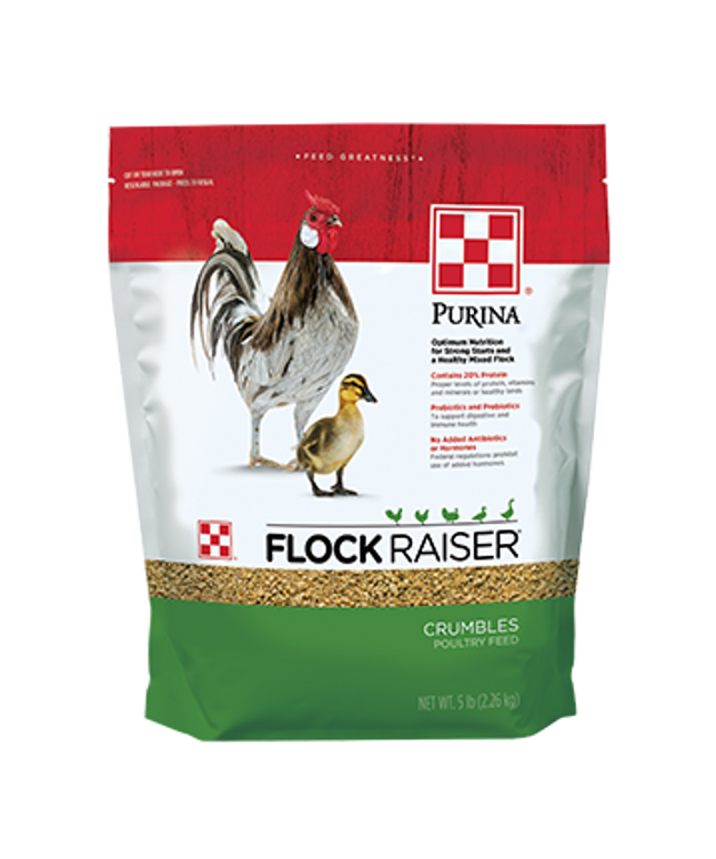 Purina® Flock Raiser® Crumbles – 5 lb Bag