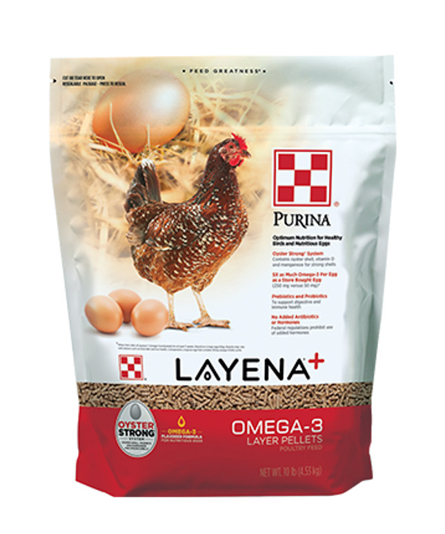 Purina® Layena®+ Omega-3 – 10 lb Bag