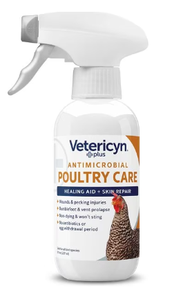 Vetericyn® Plus Antimicrobial Poultry Care Spray – 8 oz