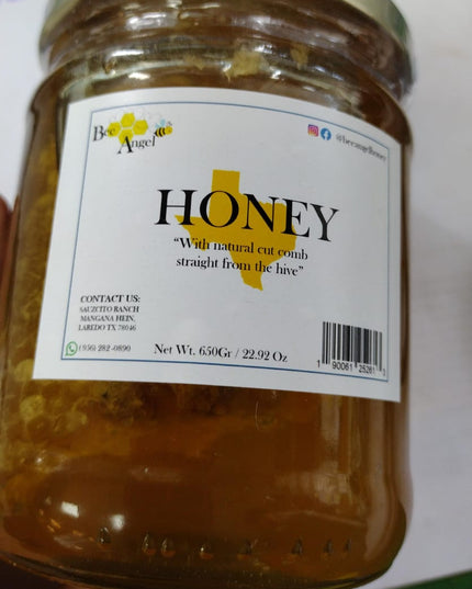 Honey with Honeycomb – Miel con Panal (650 gm)