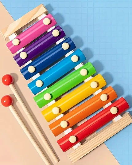 Wooden Xylophone Toy For Chicken Coop Enrichment