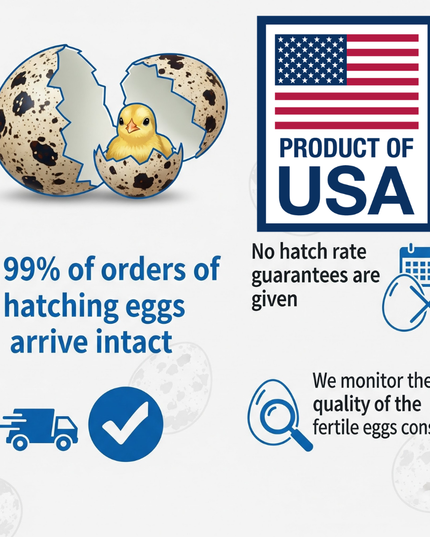 Button Quail Eggs for Hatching - Chinese and King Button Quail, Silver, Dark V, Hens Choice Mix