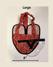 L (most chickens and ducks) / Red Bandana / Wrap around
