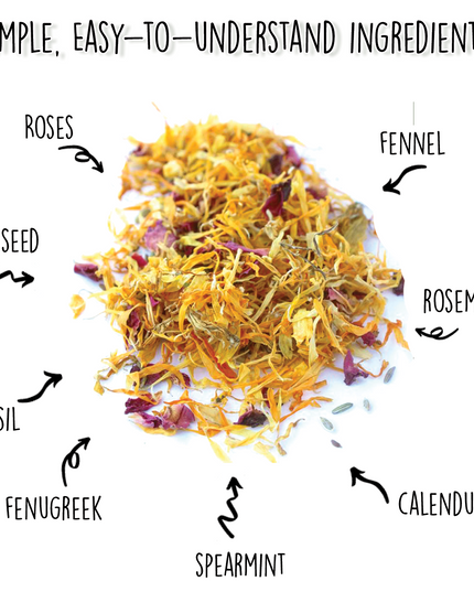 Happy Tummy Herbal Treat & Coop Herbs For Pet Chickens With Spearmint, Dill, Roses, Calendula, & Fenugreek