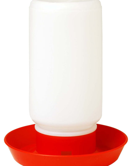 Little Giant 1 Quart Chicken Feeder & Waterer – Plastic Screw-On Jar & Base (Sold Separately)