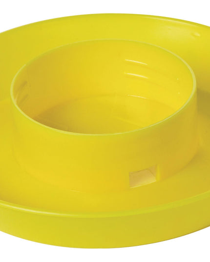 Little Giant 1 Quart Chicken Feeder & Waterer – Plastic Screw-On Jar & Base (Sold Separately)