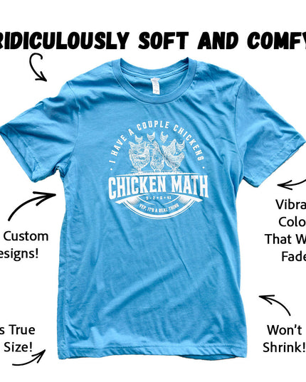 Chicken Math - Aqua